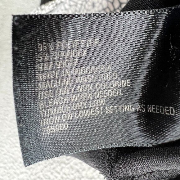 Worthington Womens Top Extra Large Petite Black‎ Pullover Short Sleeve Shirt - Picture 4 of 6